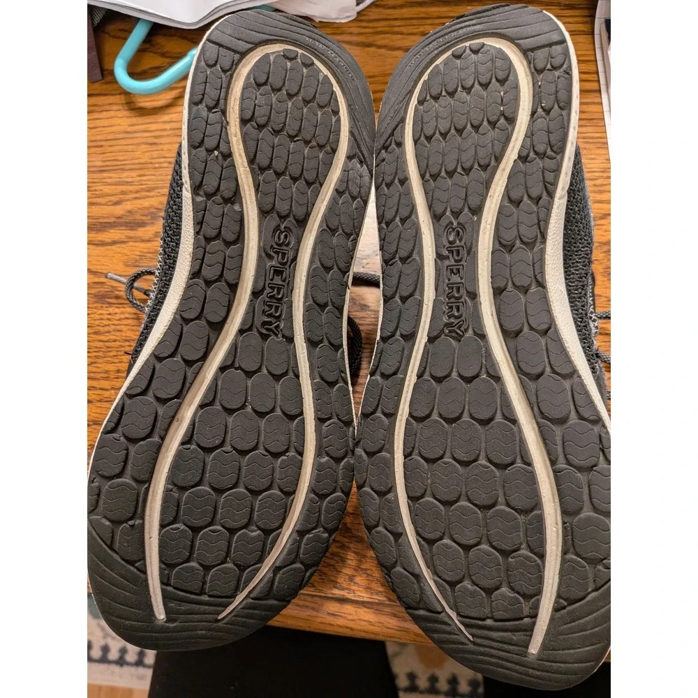 Sperry‎ Kids Boys Shoes SP7 SEAS 3-EYE Boat Shoes Black Mesh Size 2M
